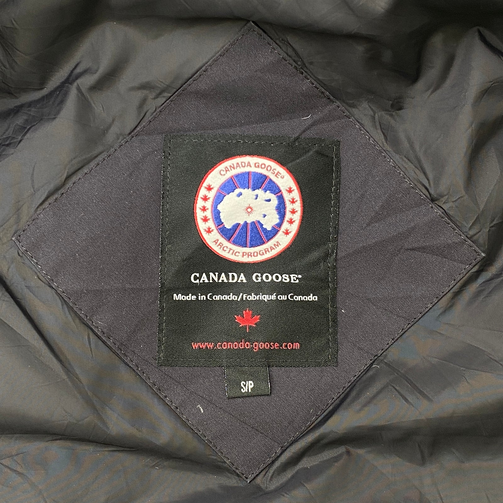 Women's Montebello Parka Down Jacket Navy Size S - Photo 6