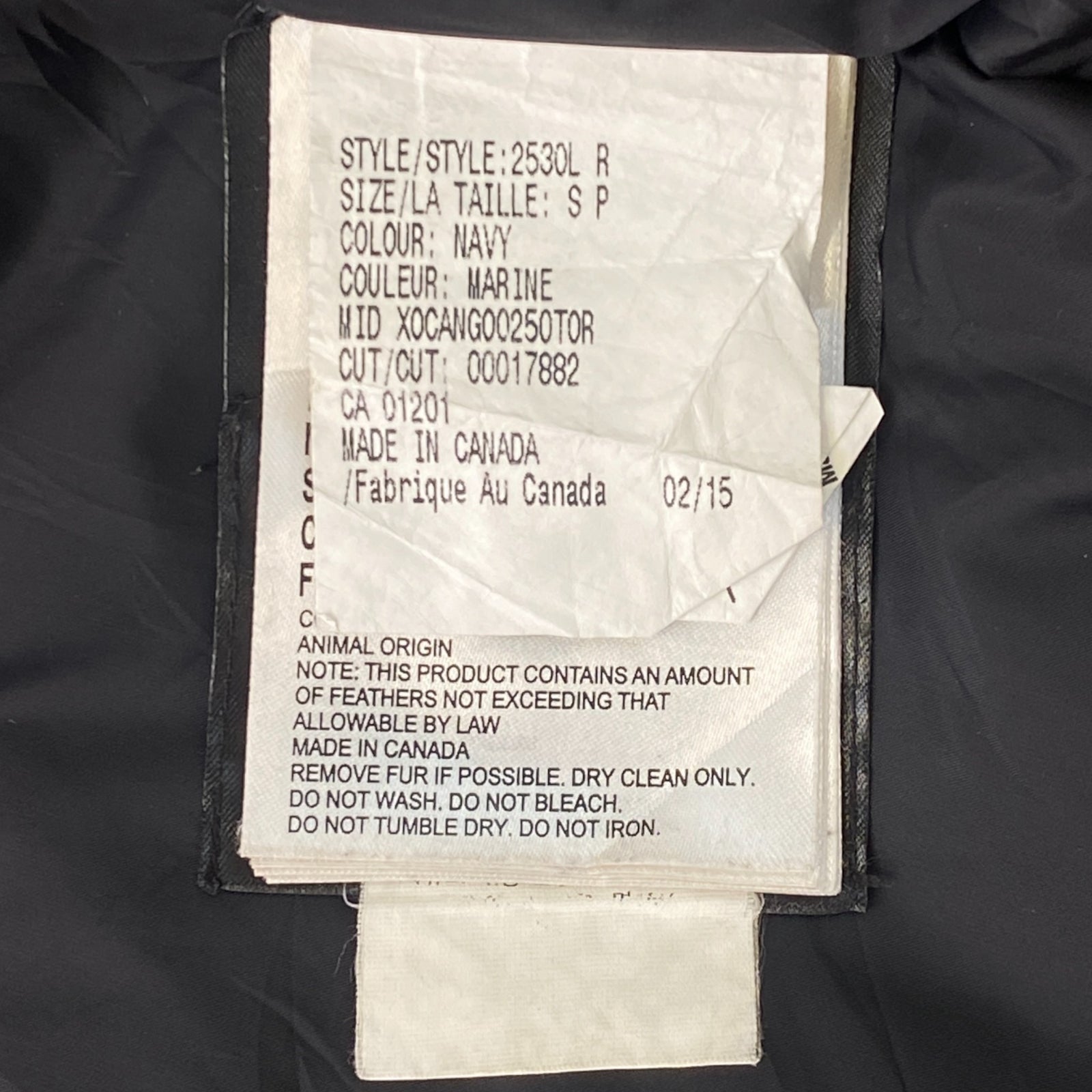 Women's Montebello Parka Down Jacket Navy Size S - Photo 7