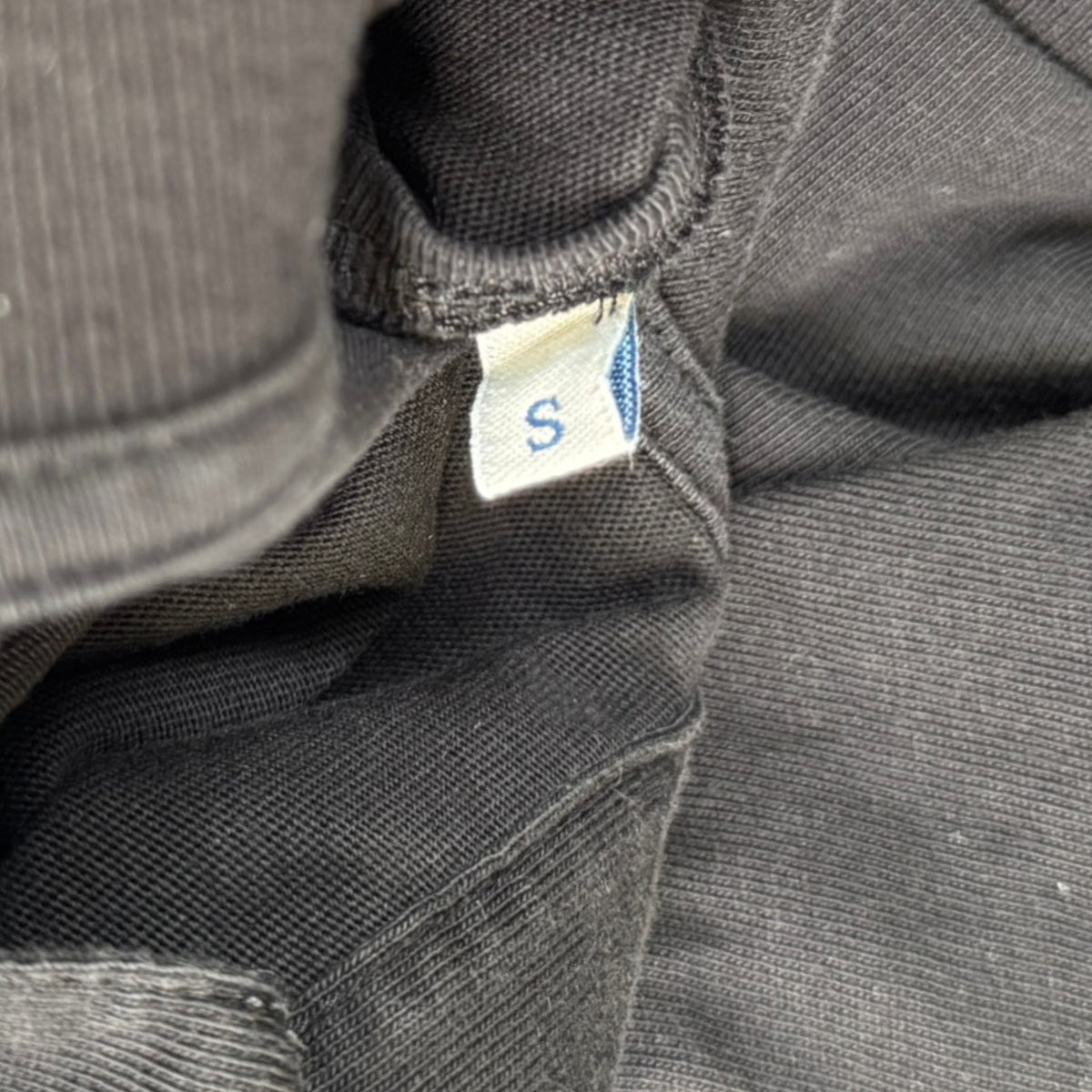 Men's SS Polo Shirt Black Size S - Photo 7