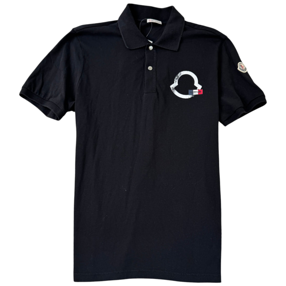Men's SS Polo Shirt Black Size S - Photo 1