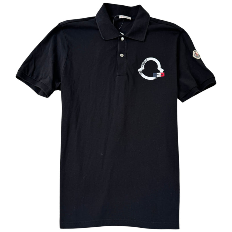 Men's SS Polo Shirt Black Size S