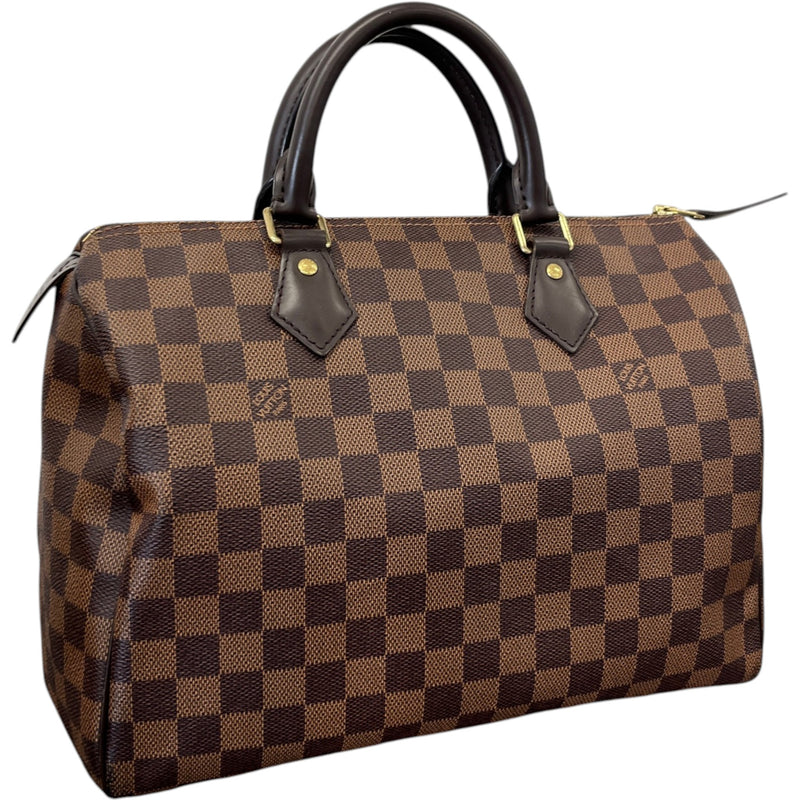 Women's Damier Ebene Speedy 30 Handbag Brown