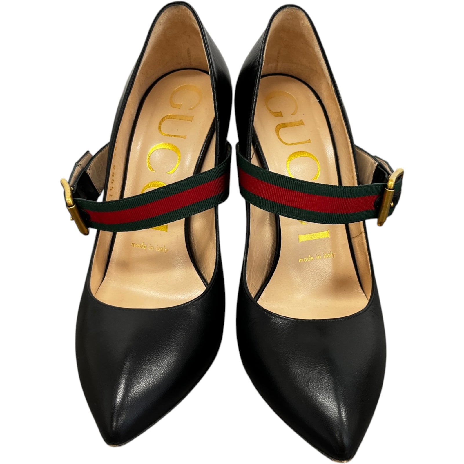 Women's Mary Jane Web Heels Black Size EU 36.5 / UK 3.5 - Photo 6