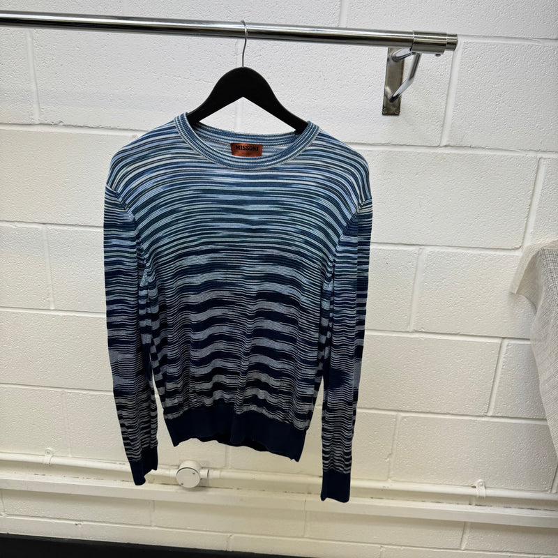 Men's Space Dyed Sweatshirt Blue Size S