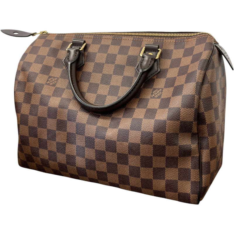 Women's Damier Ebene Speedy 30 Handbag Brown