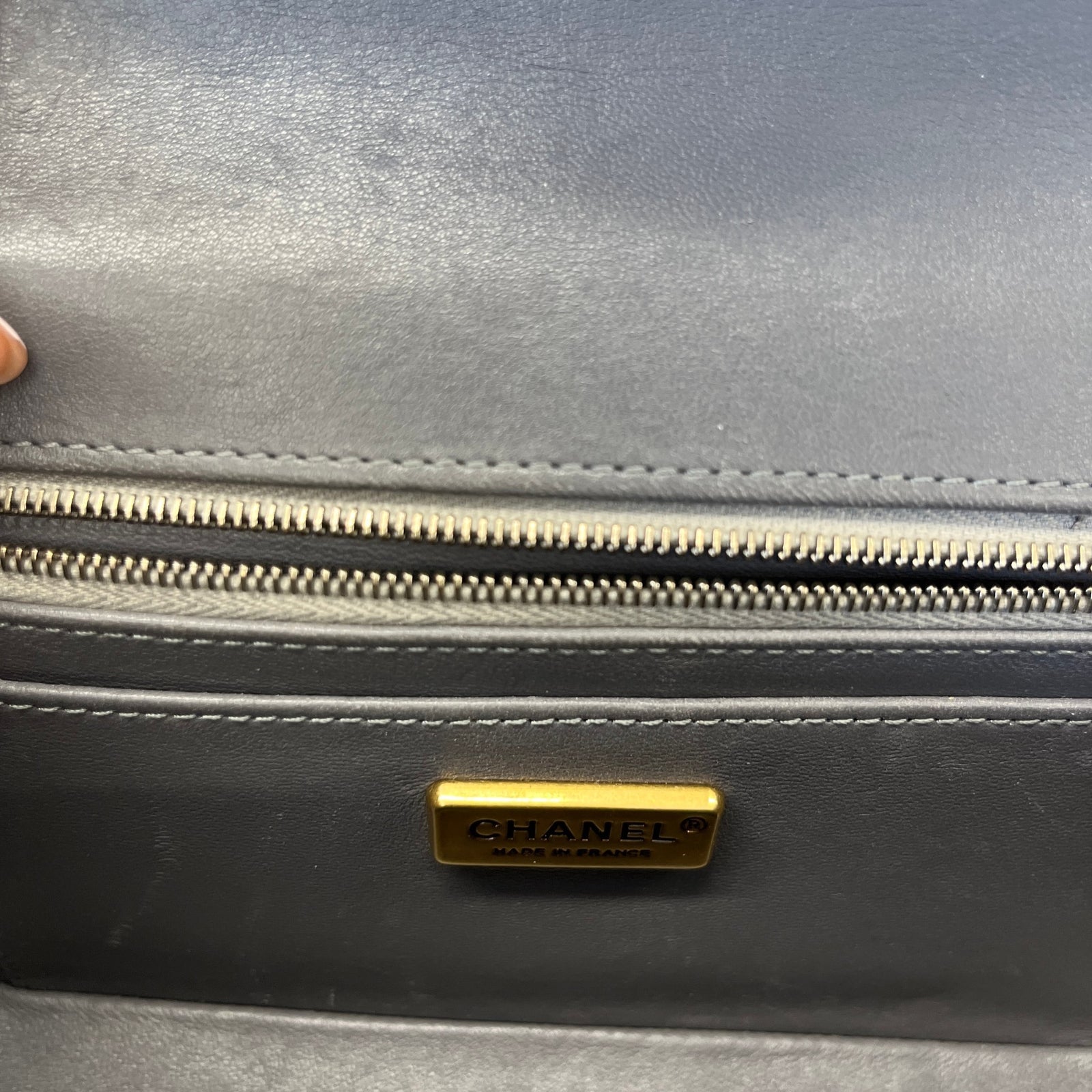 Women's Python Classic Flap Bag Grey - Photo 12