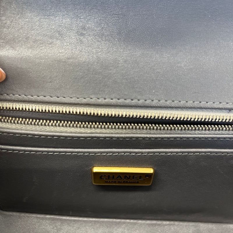 Women's Python Classic Flap Bag Grey