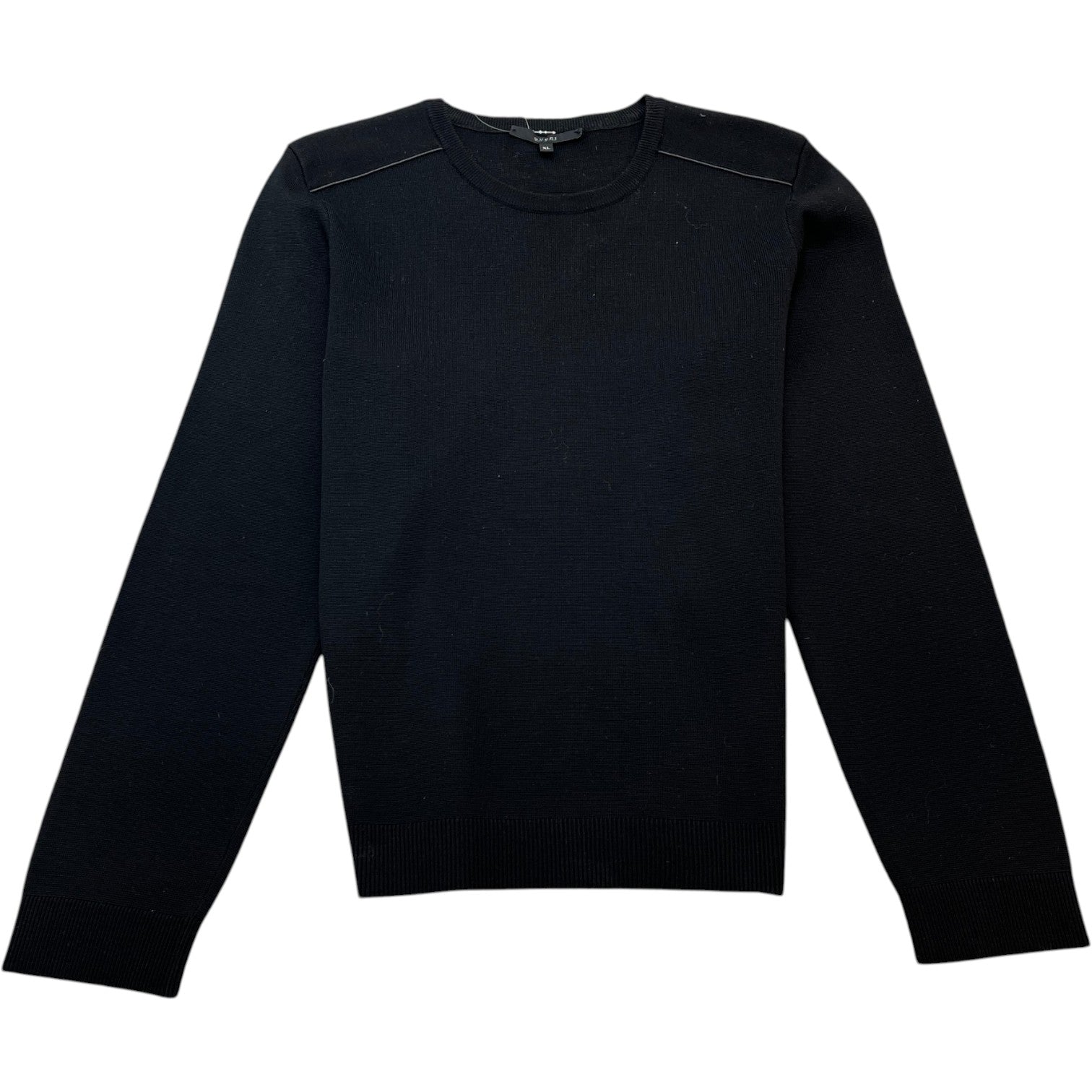 Men's Patch Logo Jumper Black Size XL - Photo 1