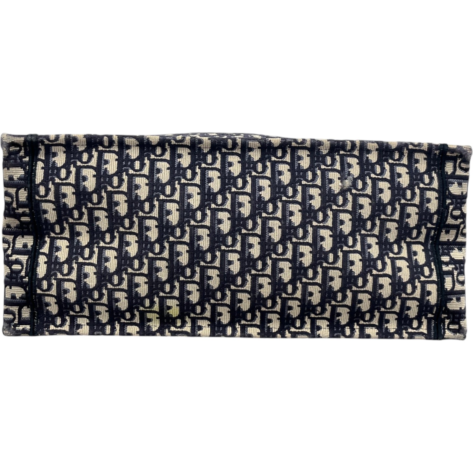 Women's Oblique Large Book Tote Handbag Navy - Photo 10