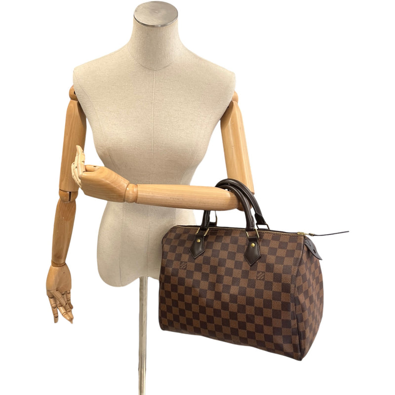 Women's Damier Ebene Speedy 30 Handbag Brown