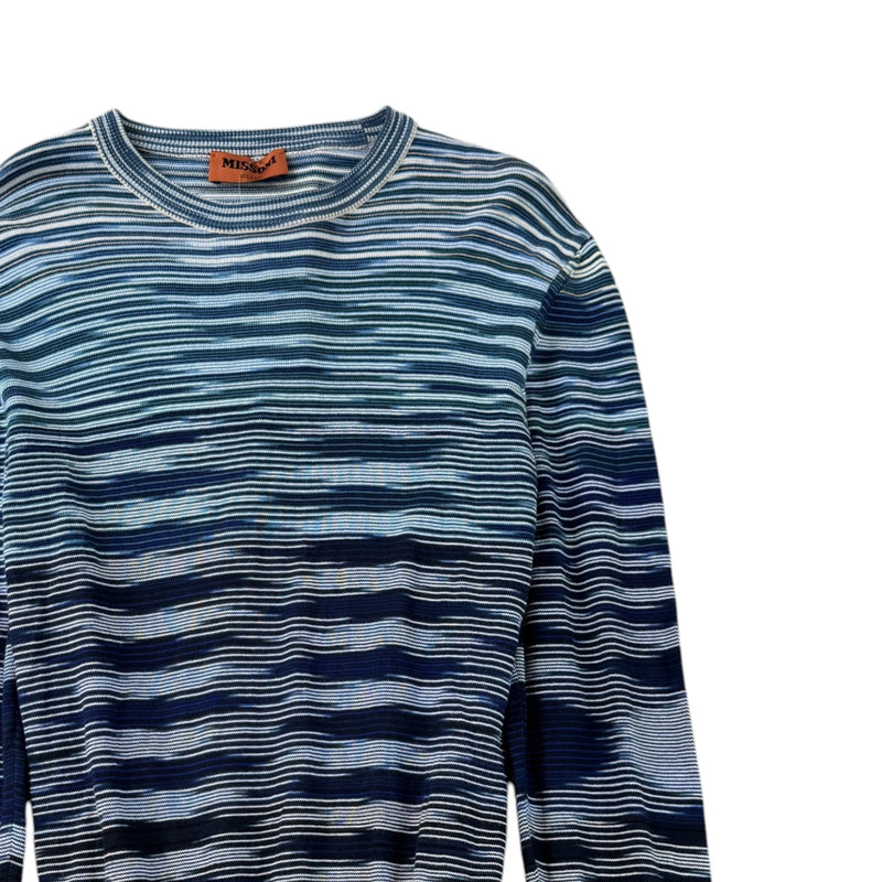 Men's Space Dyed Sweatshirt Blue Size S