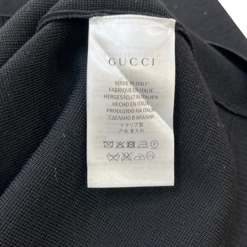 Men's Patch Logo Jumper Black Size XL