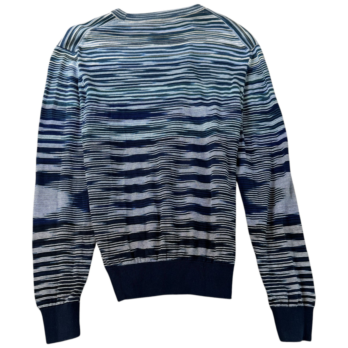 Men's Space Dyed Sweatshirt Blue Size S - Photo 2