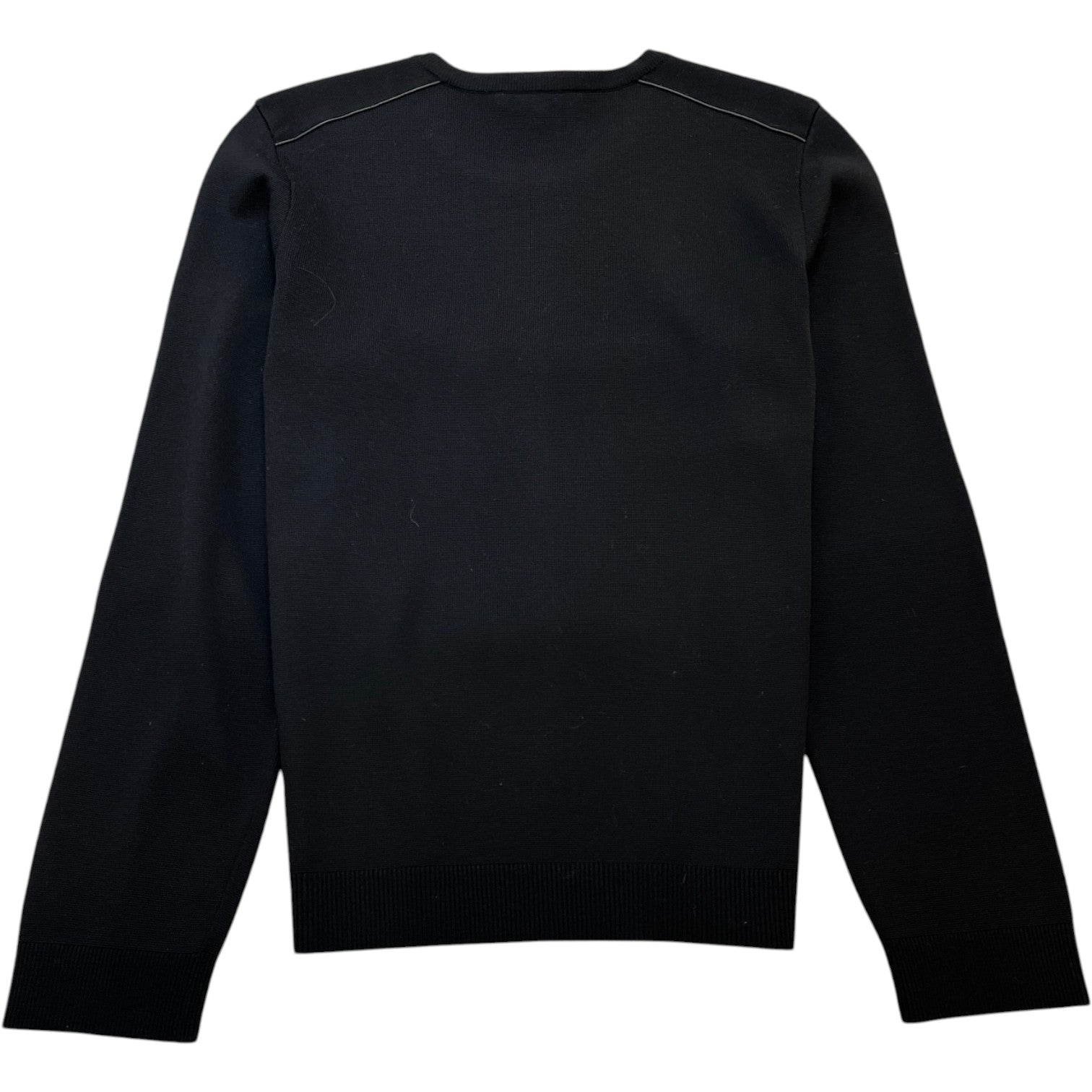 Men's Patch Logo Jumper Black Size XL - Photo 2