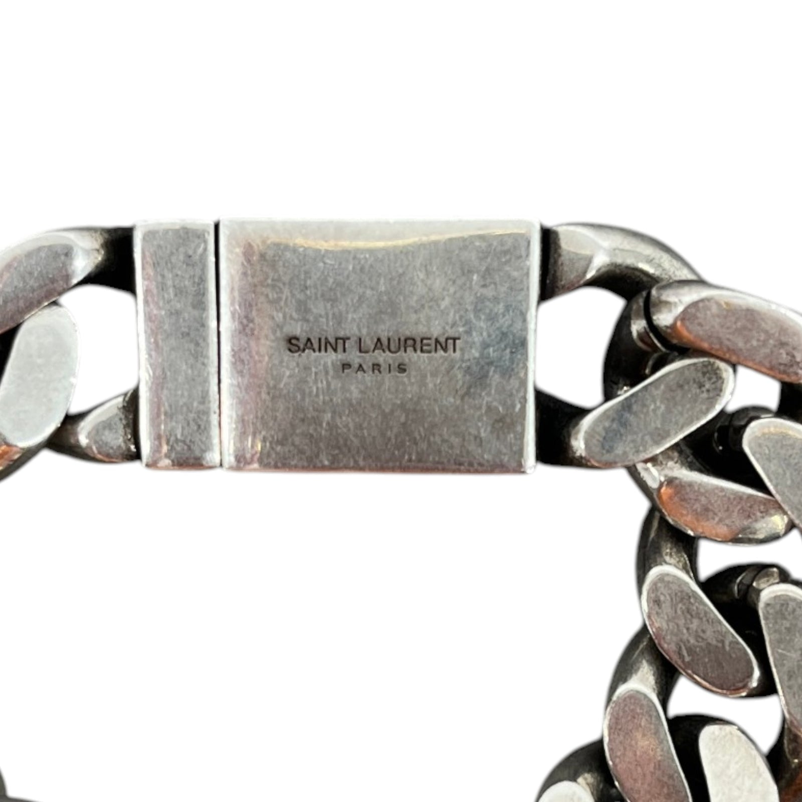 Men's Curb Chain Bracelet Silver - Photo 3