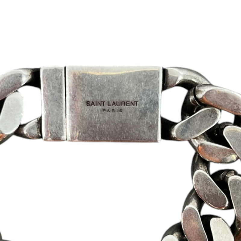 Men's Curb Chain Bracelet Silver