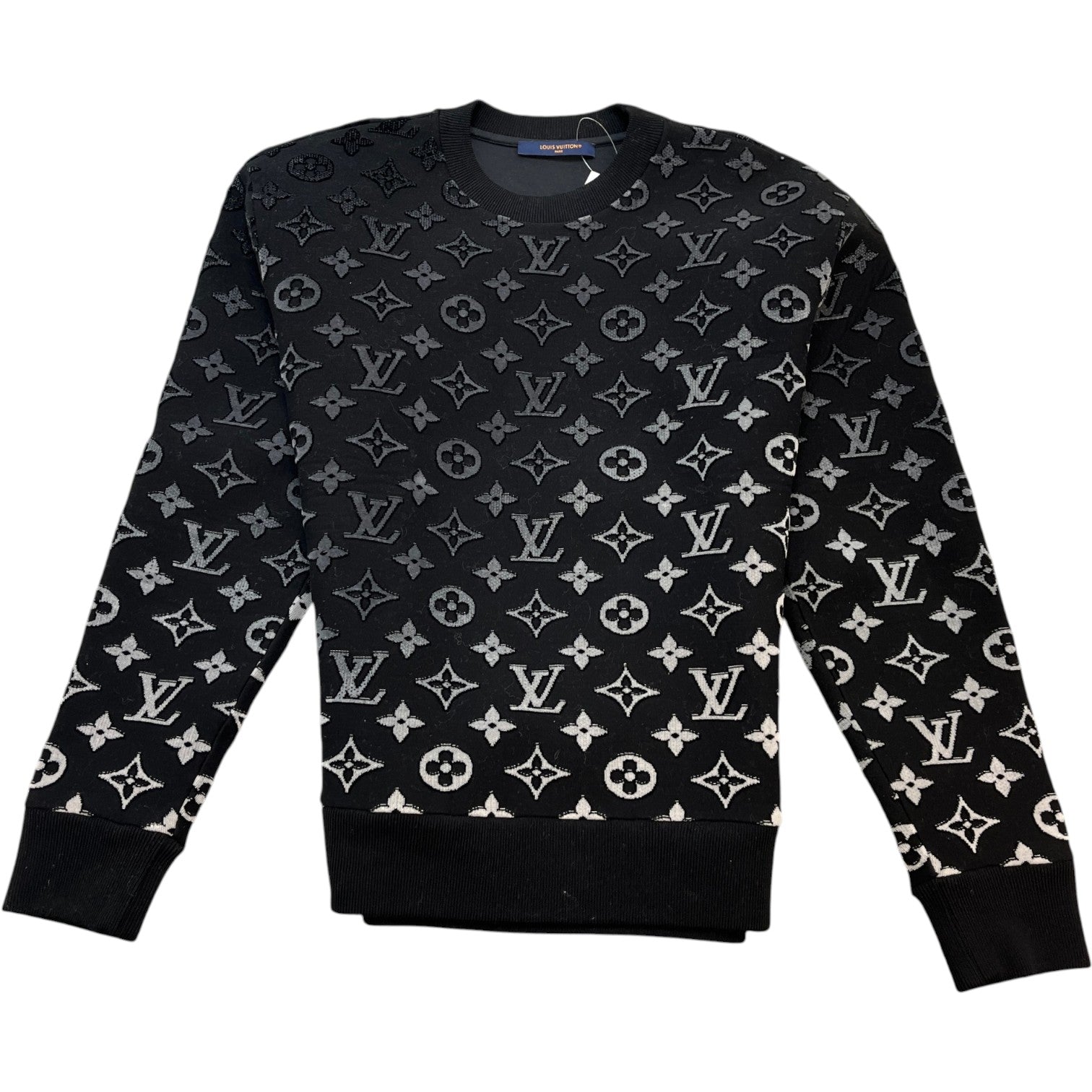Men's Monogram Sweatshirt Black Size S - Photo 1
