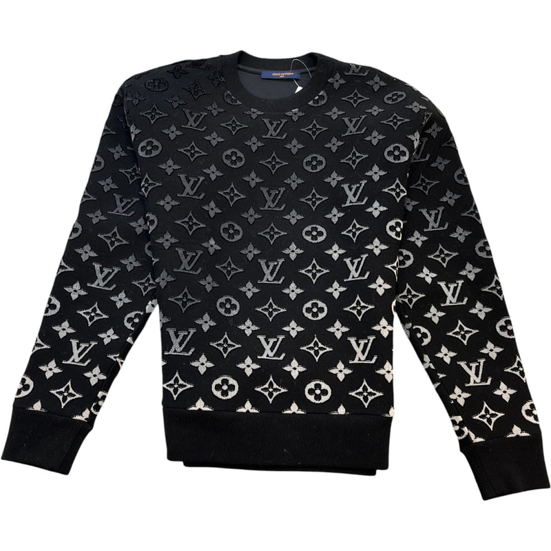 Men's Monogram Sweatshirt Black Size S