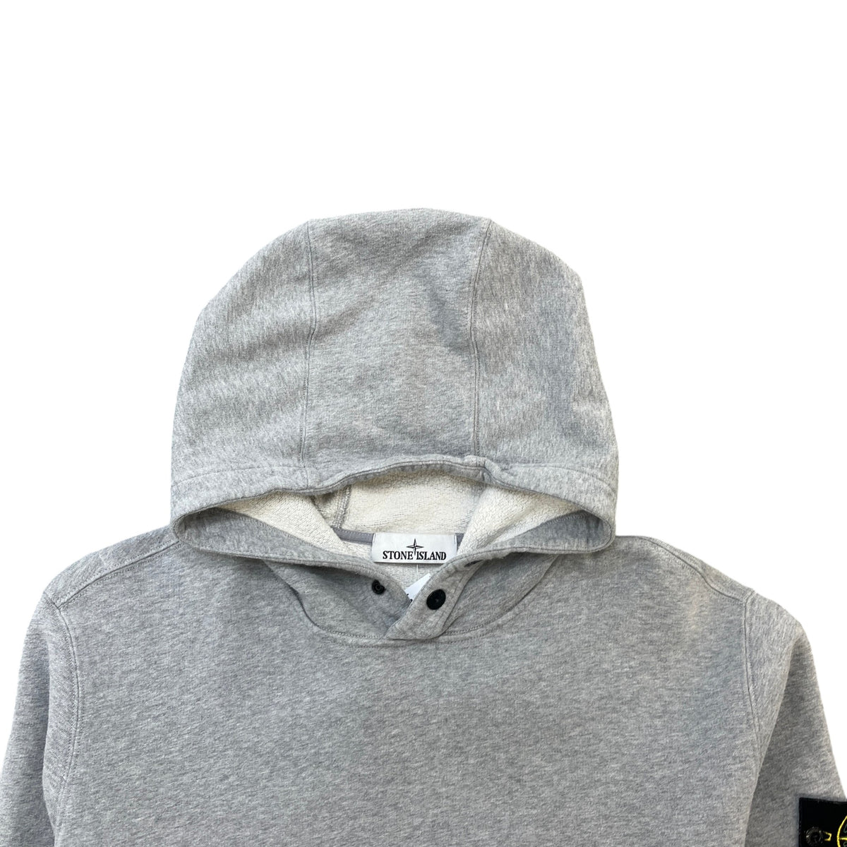 Men's Applique Logo Hoodie Grey Size XL - Photo 5