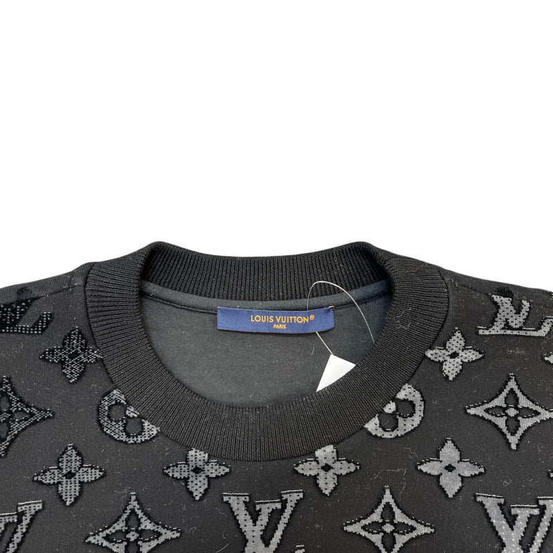 Men's Monogram Sweatshirt Black Size S