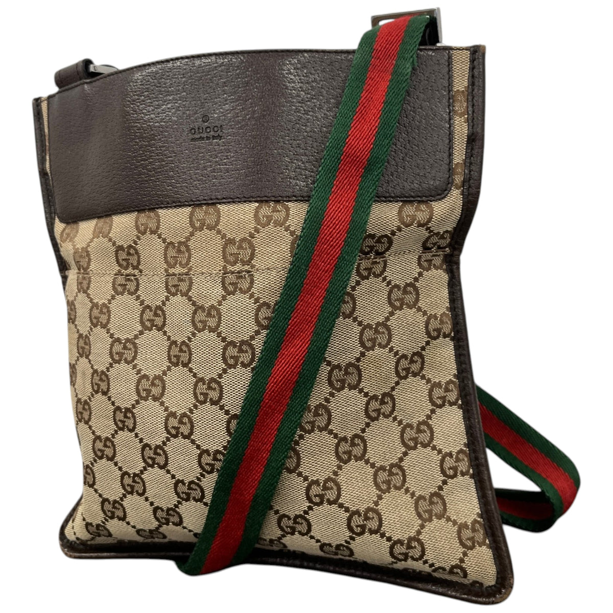 Men's GG Supreme Messenger Bag Beige - Photo 5