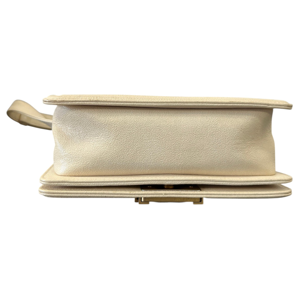Women's Small Boy Caviar Handbag Cream - Photo 10