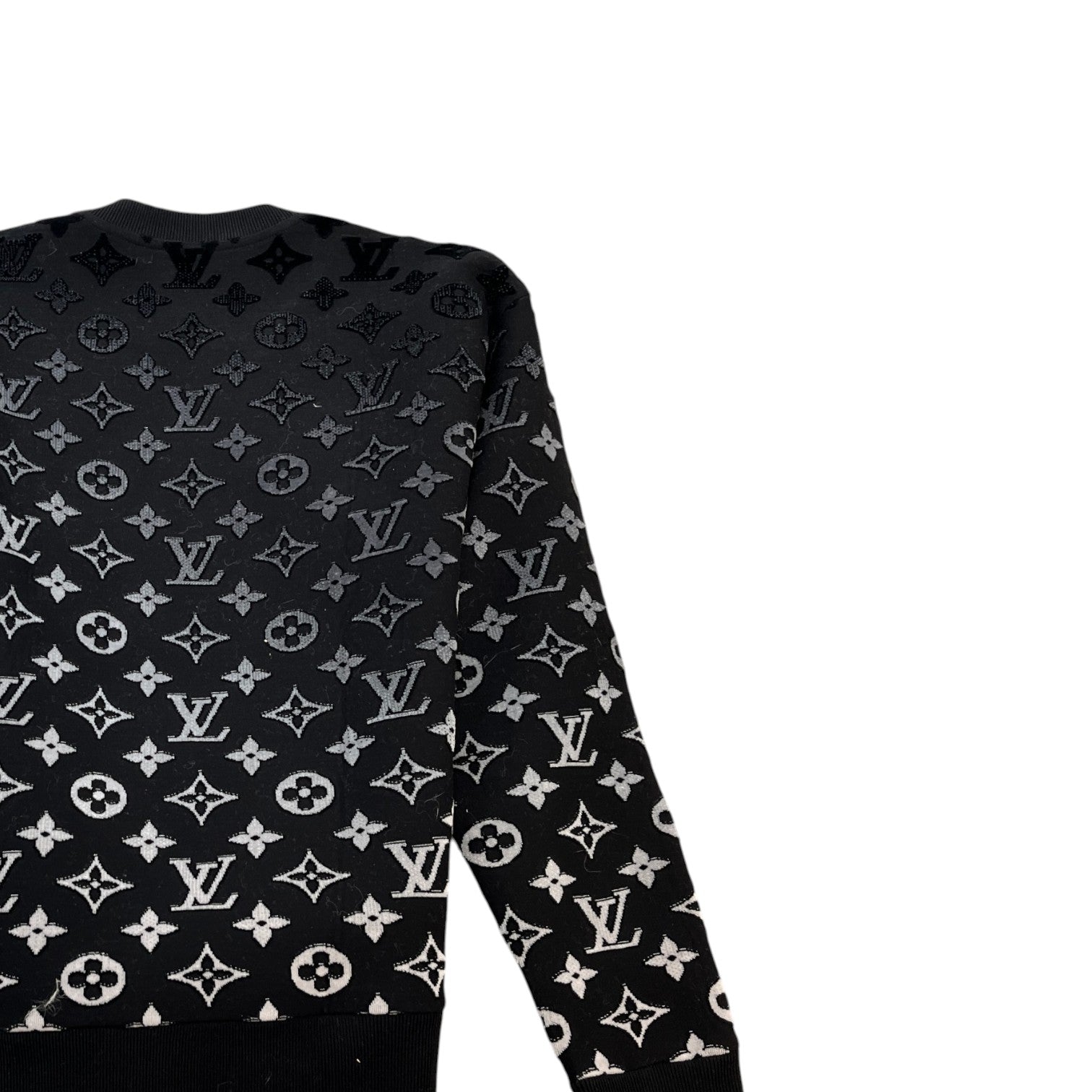 Men's Monogram Sweatshirt Black Size S - Photo 4