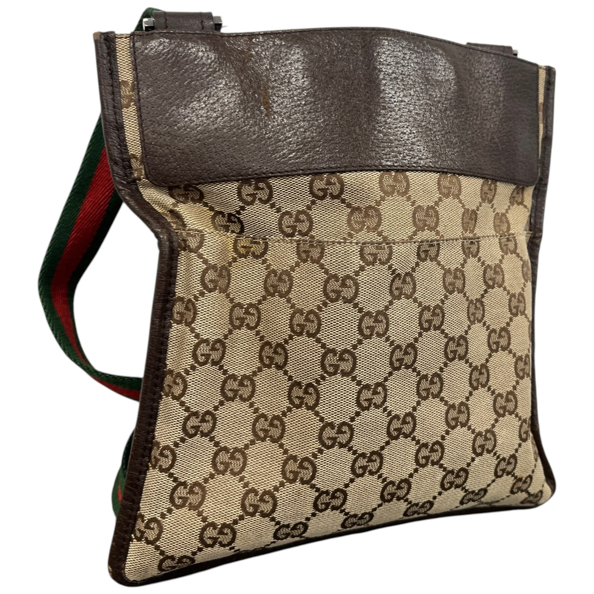 Men's GG Supreme Messenger Bag Beige - Photo 6