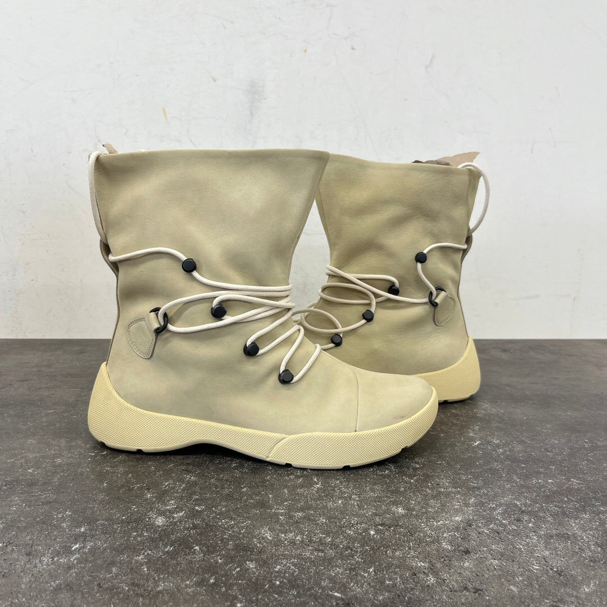 Women's Trace Lace Up Boots Beige Size UK 5 / EU 38 - Photo 11