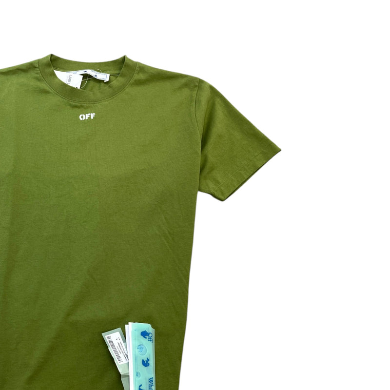 Men's Logo Print T-Shirt Green Size S
