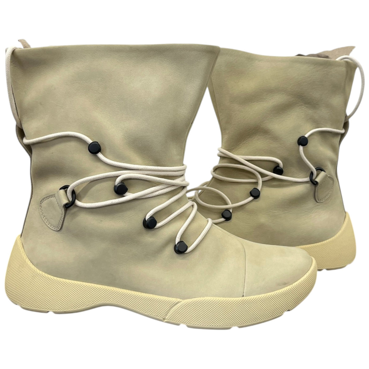 Women's Trace Lace Up Boots Beige Size UK 5 / EU 38 - Photo 3