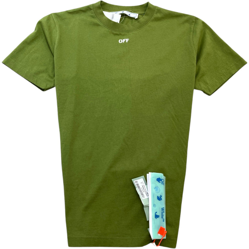 Men's Logo Print T-Shirt Green Size S