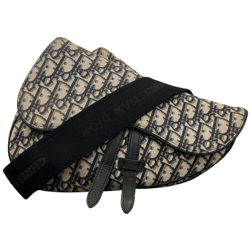 Men's Oblique Saddle Bag Beige