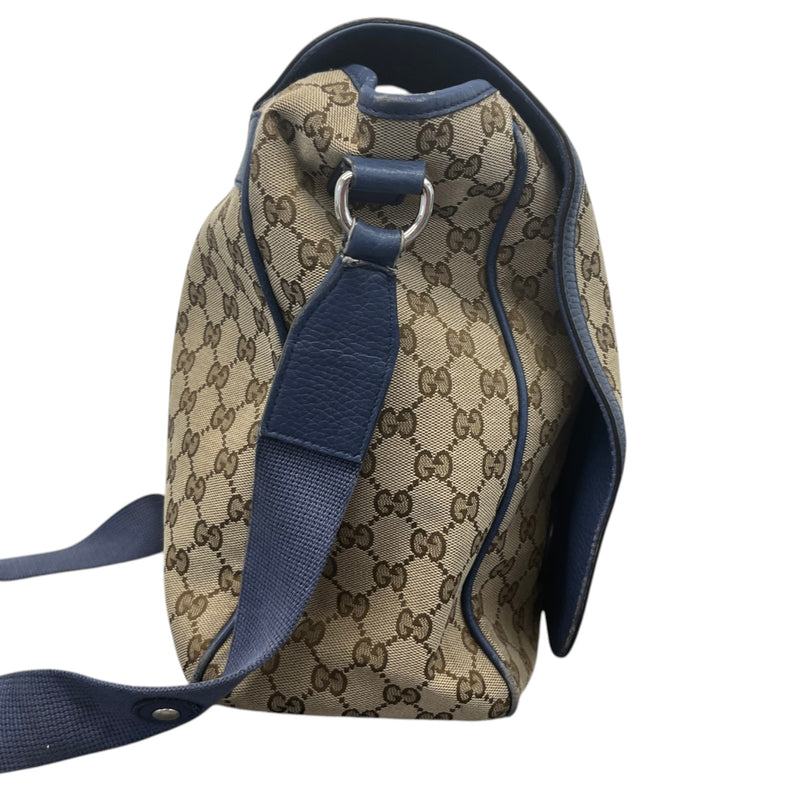 Women's GG Supreme Baby Changing Crossbody Bag Beige