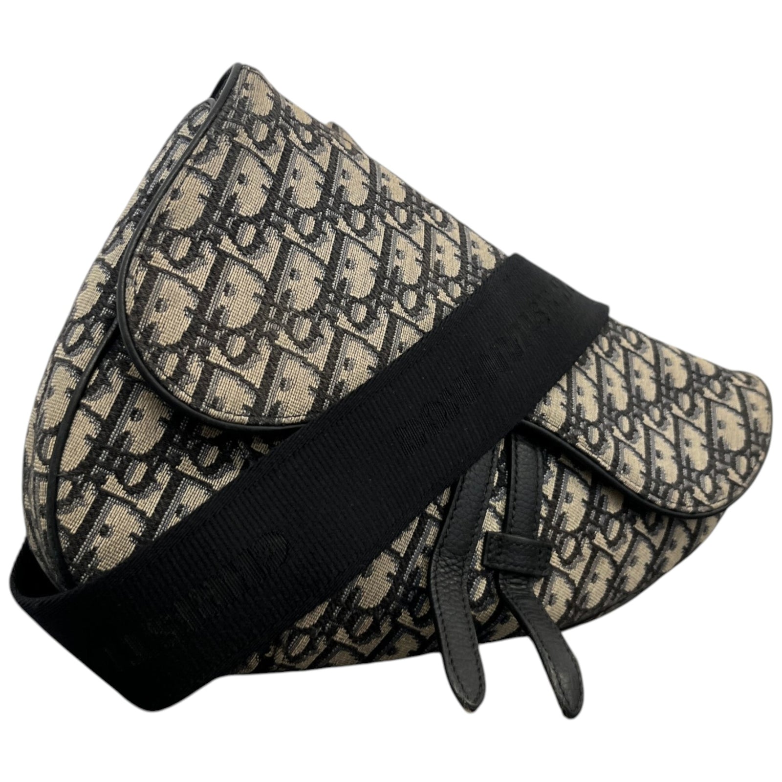 Men's Oblique Saddle Bag Beige - Photo 4