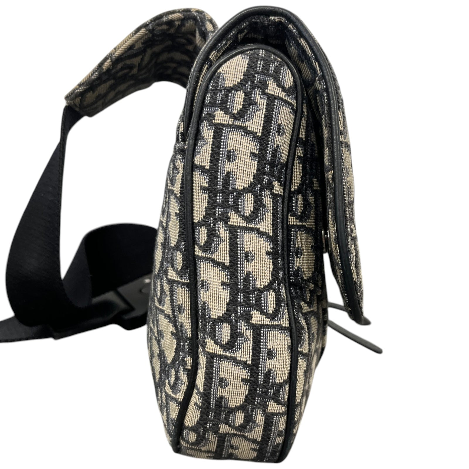 Men's Oblique Saddle Bag Beige - Photo 6