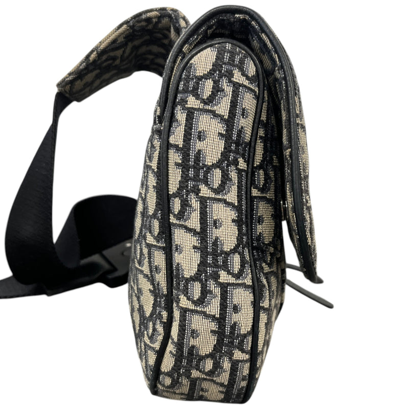 Men's Oblique Saddle Bag Beige