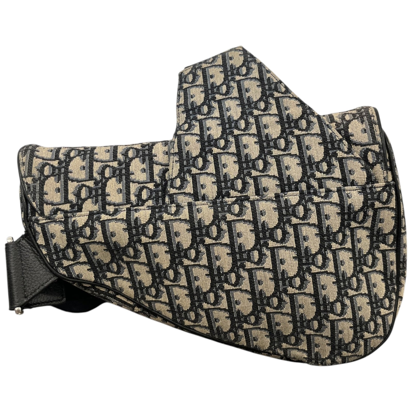 Men's Oblique Saddle Bag Beige - Photo 3