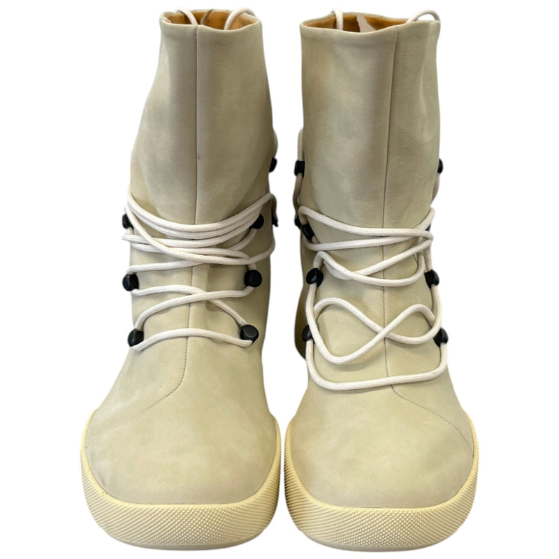 Women's Trace Lace Up Boots Beige Size UK 5 / EU 38