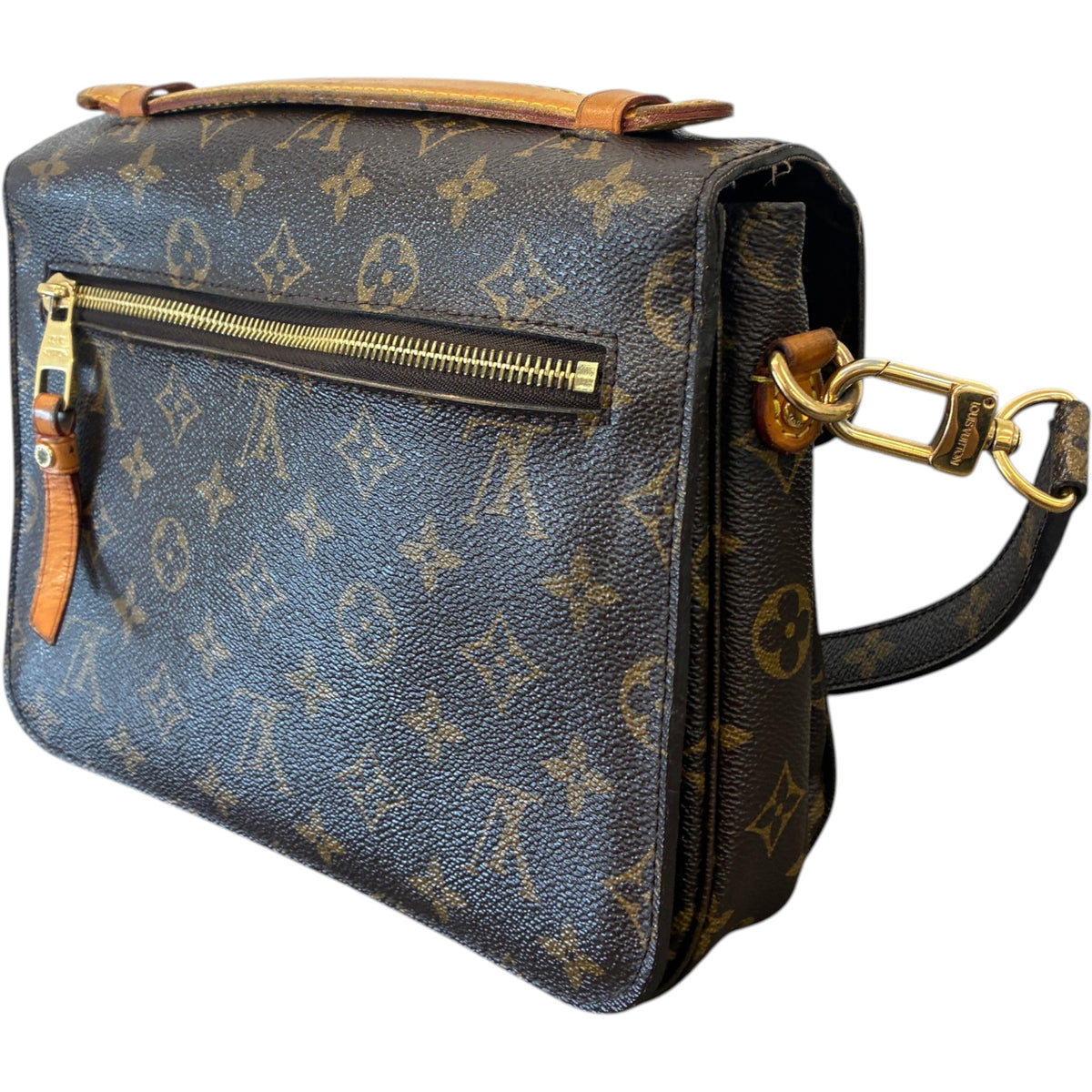Women's Monogram Pochette Metis Handbag Brown - Photo 8