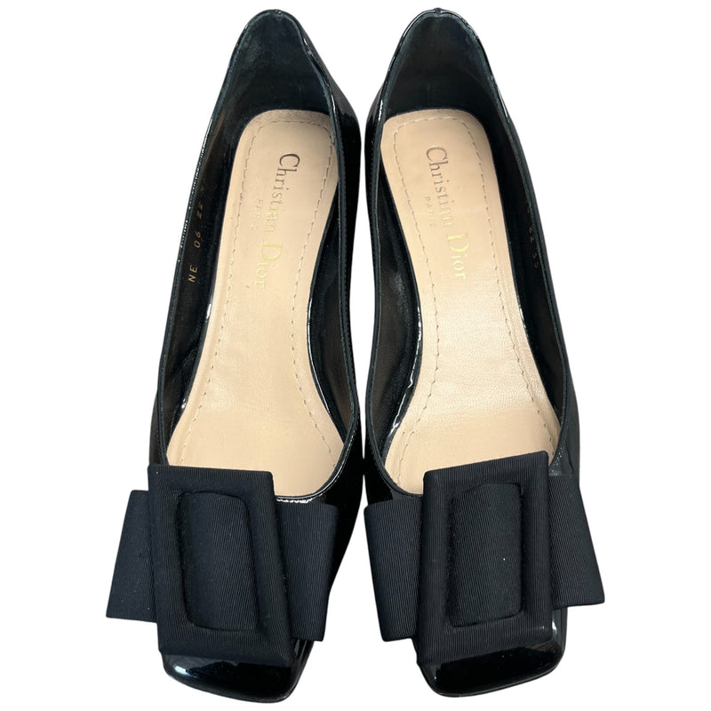 Women's Square Toe Buckle Mules Black Size EU 35 / UK 2