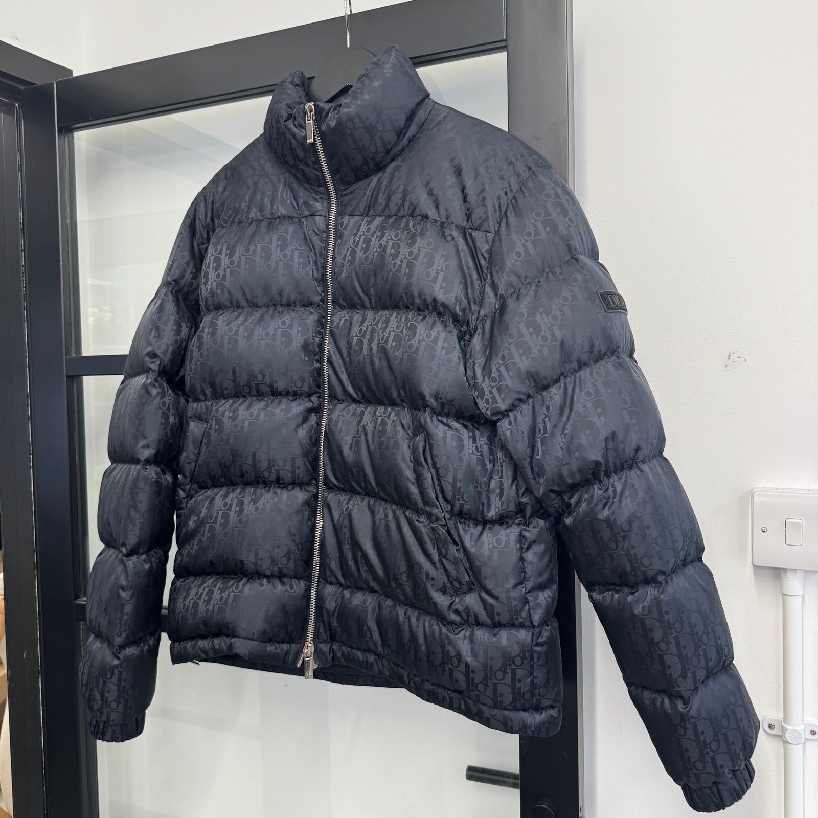 Men's Oblique Jacket Black Size M - Photo 6