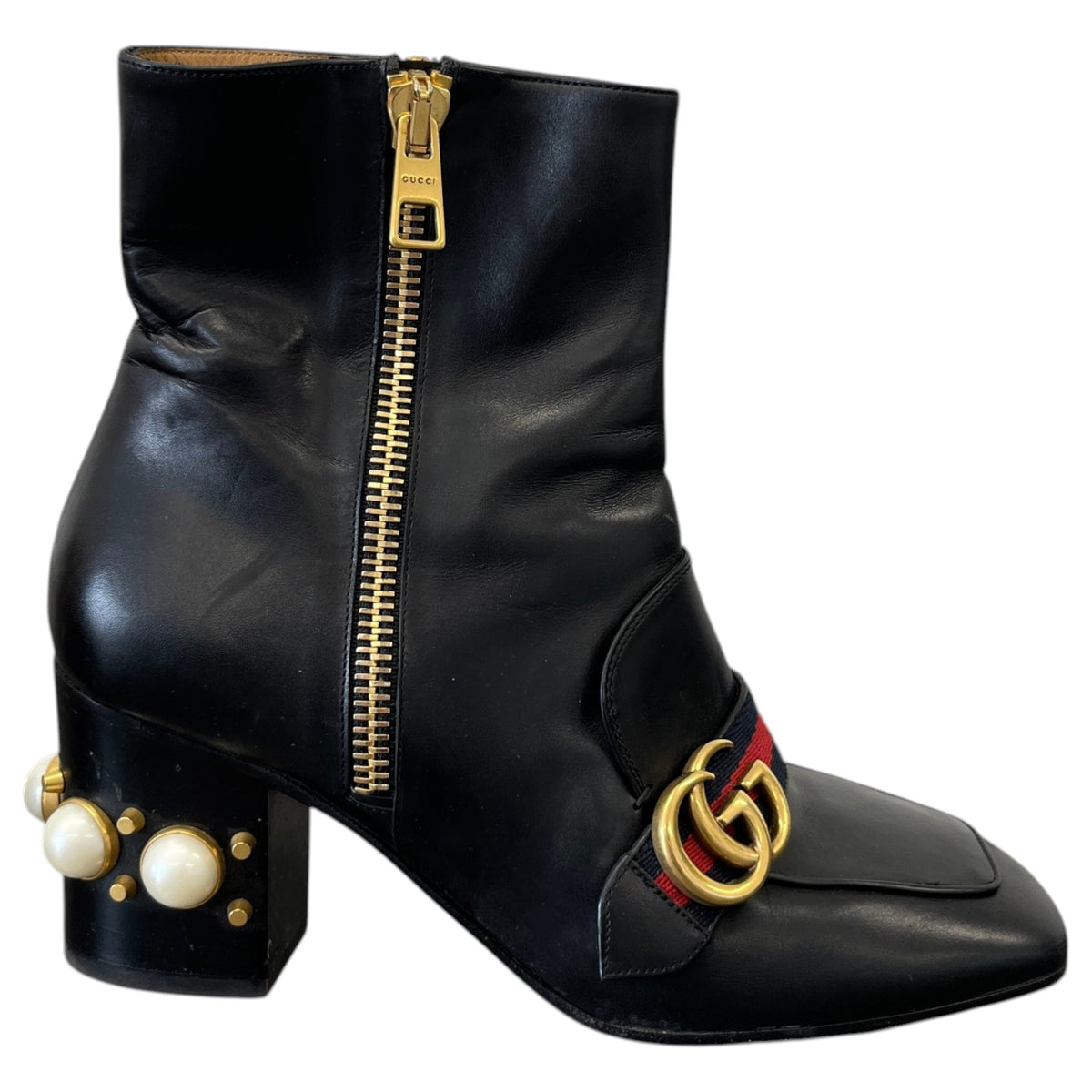 Women's Web Stripe Peyton Boots Black Size UK 6.5 / EU 39.5 - Photo 1