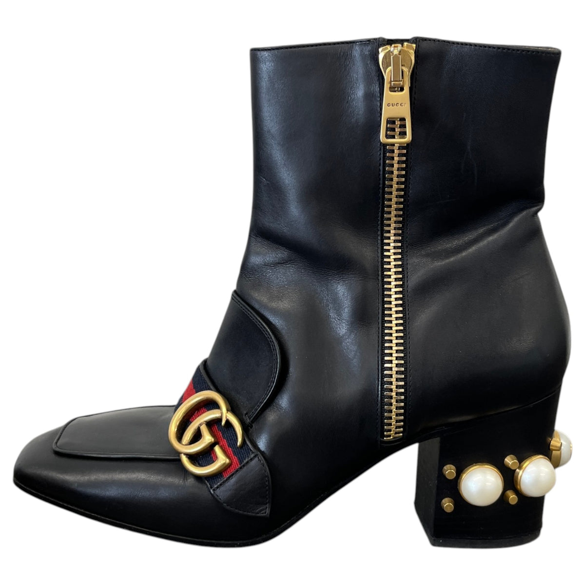Women's Web Stripe Peyton Boots Black Size UK 6.5 / EU 39.5 - Photo 5