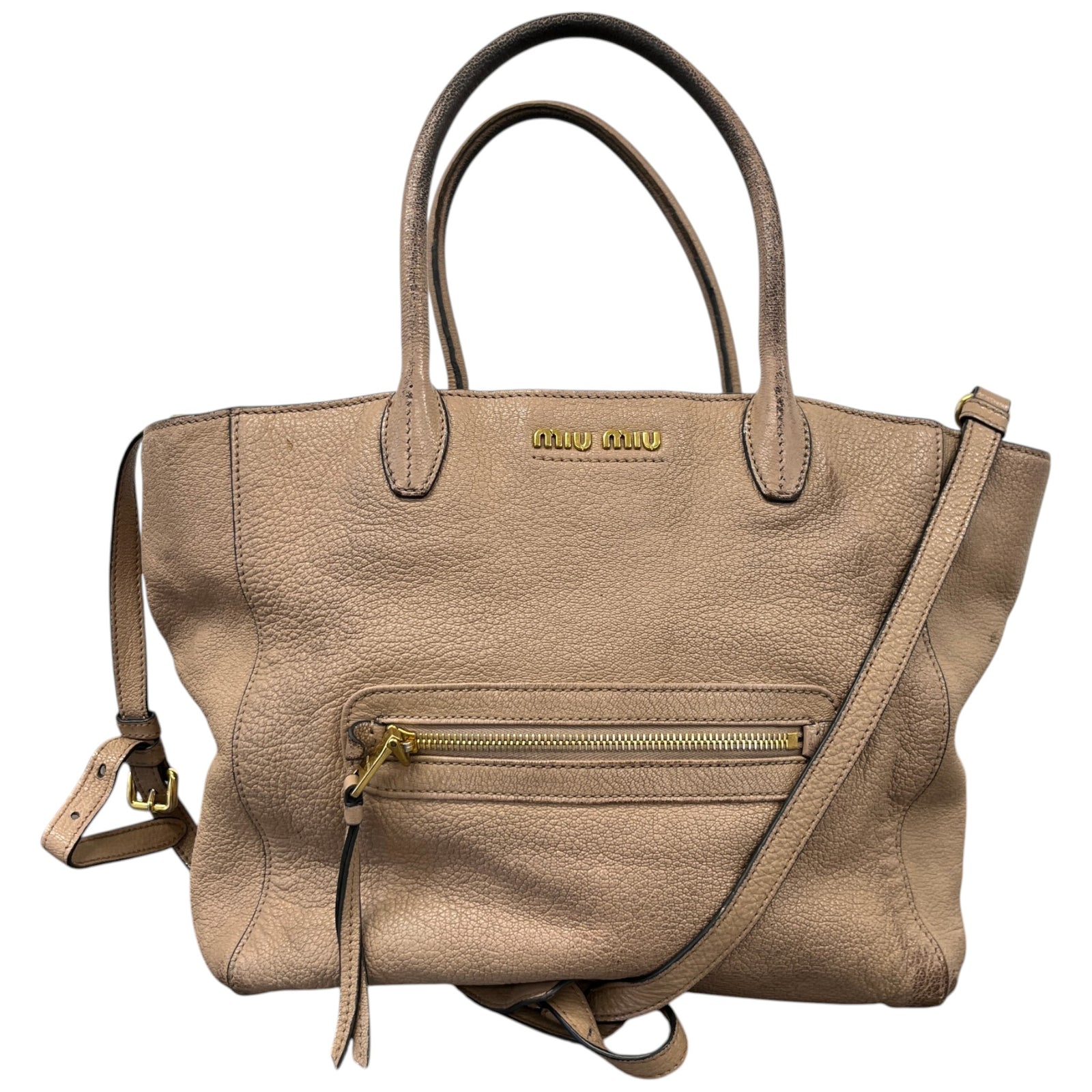 Women's Madras Tote Bag Nude - Photo 1