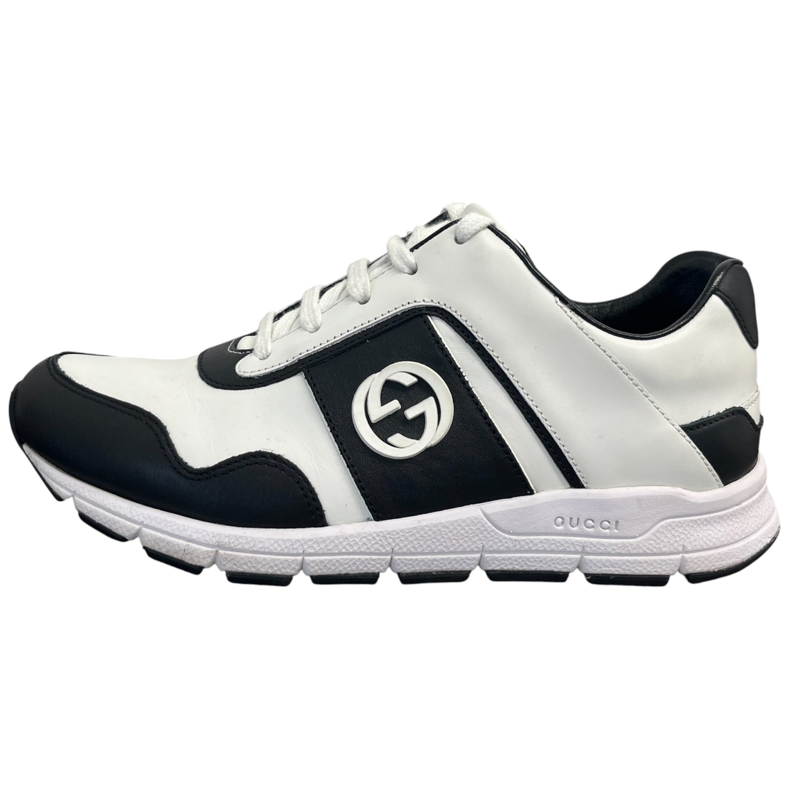 Women's Interlocking G Low Trainers White Size EU 37 / UK 4 - Photo 5