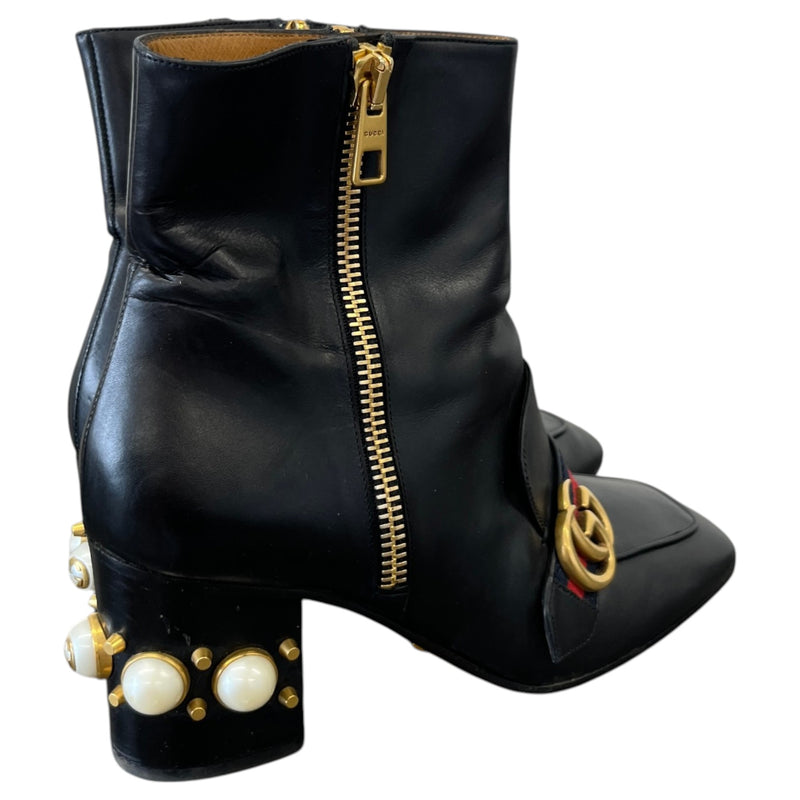 Women's Web Stripe Peyton Boots Black Size UK 6.5 / EU 39.5