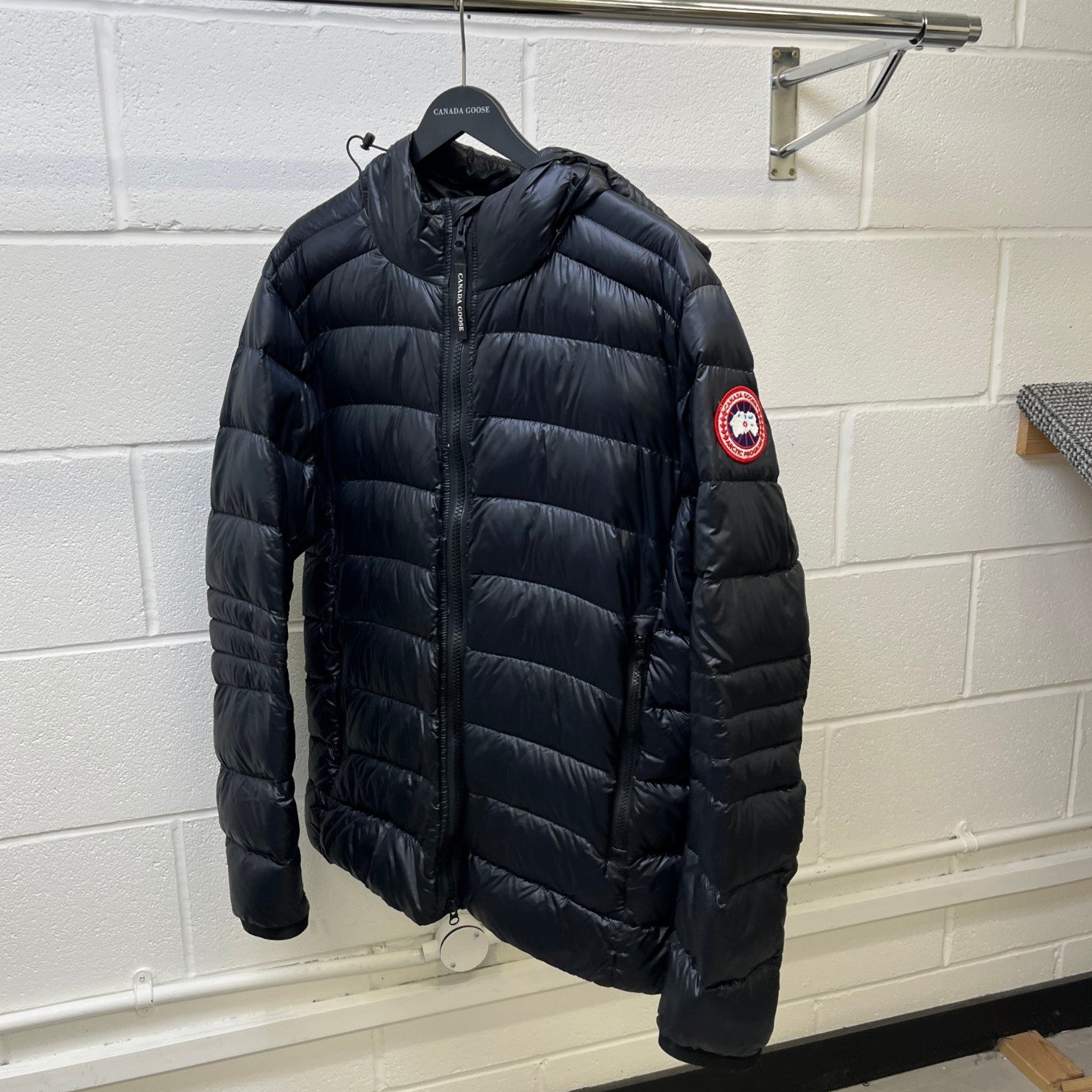 Men's Crofton Hooded Jacket Black Size XL - Photo 9