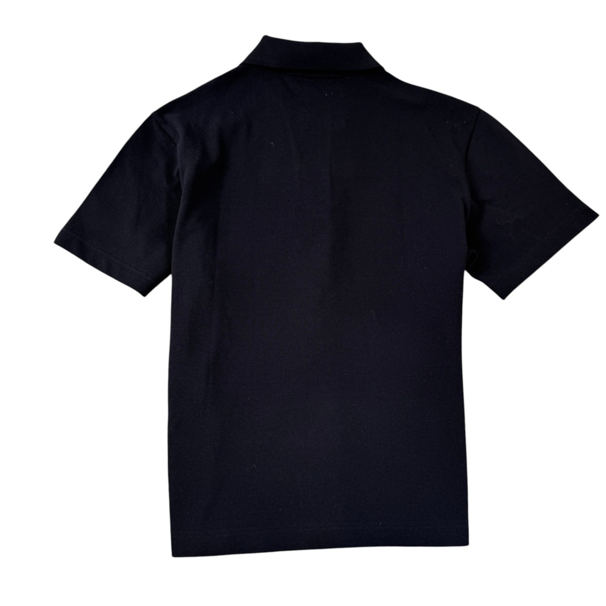 Men's Logo Patch Polo Shirt Black Size S - Photo 2