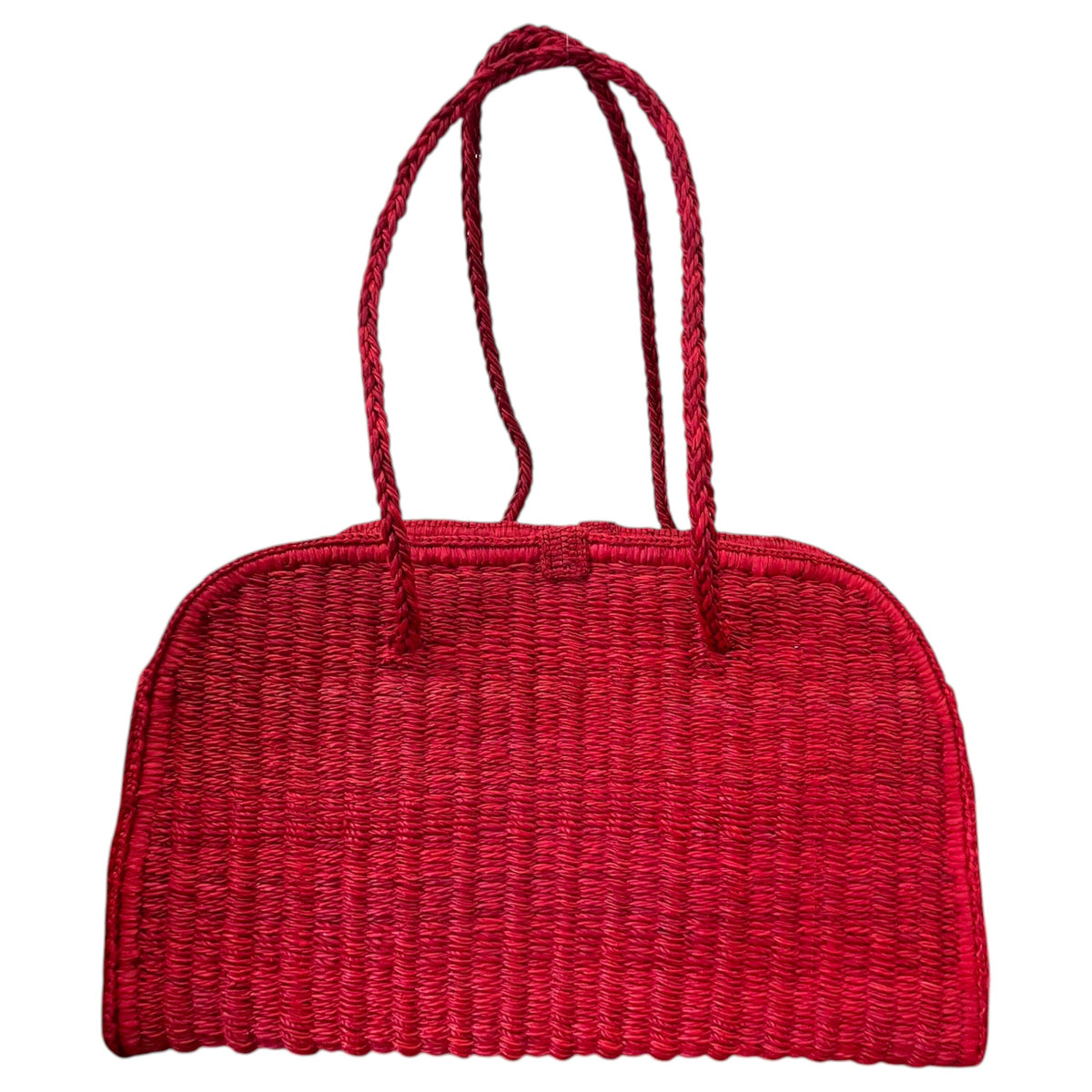 Women's The Raffia Turismo Handbag Red - Photo 3